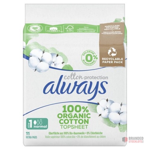 Always Cotton Sanitary Pads - Premier B2B Stocklot Marketplace