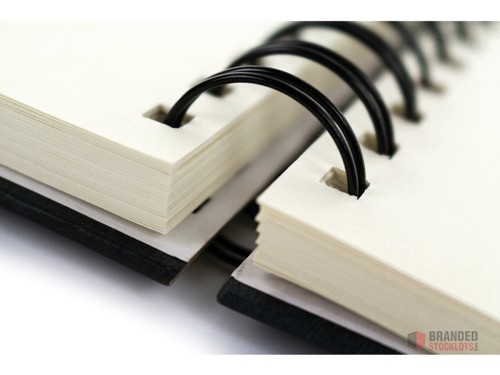 Kangaro Sketchbook - A4 Size - Linen Cover - Black - Spiral Bound - 160 Blank Pages - 140gsm Ivory Paper - K-5307. - thumbnail image - Premier B2B Stocklot Marketplace