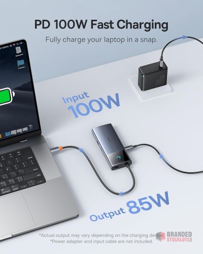 Baseus USB C Docking Station - Versatile 6-in-1 USB Hub for Enhanced Connectivity - thumbnail image - Premier B2B Stocklot Marketplace