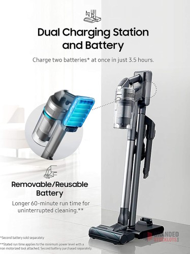 Stocklot Samsung Jet 90 Cordless Stick Vacuum - High Power, Lightweight Design - thumbnail image - Premier B2B Stocklot Marketplace