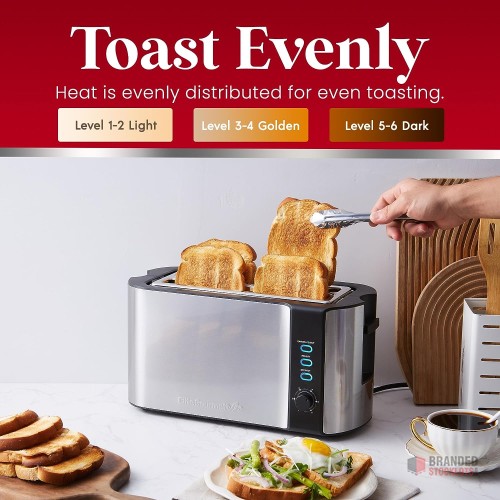 Stocklot - Elite Gourmet ECT-3100 Long Slot 4 Slice Toaster - - thumbnail image - Premier B2B Stocklot Marketplace