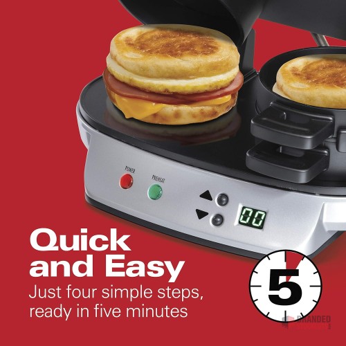 Stocklot - Hamilton Beach Dual Breakfast Sandwich Maker - - thumbnail image - Premier B2B Stocklot Marketplace