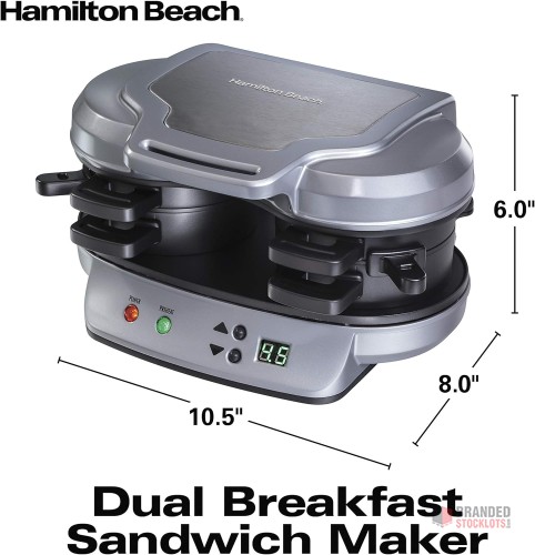 Stocklot - Hamilton Beach Dual Breakfast Sandwich Maker - - thumbnail image - Premier B2B Stocklot Marketplace