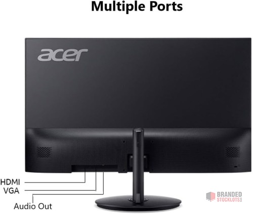 Stocklot - Acer SH242Y Ebmihx 23.8" FHD Monitor - Ultra-Thin - thumbnail image - Premier B2B Stocklot Marketplace