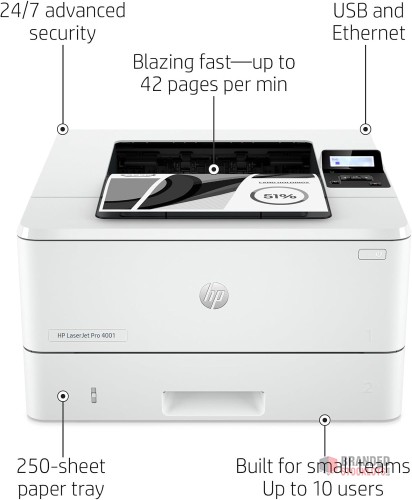 Stocklot - HP Laserjet Pro 4001n Monochrome Laser Printer - - thumbnail image - Premier B2B Stocklot Marketplace