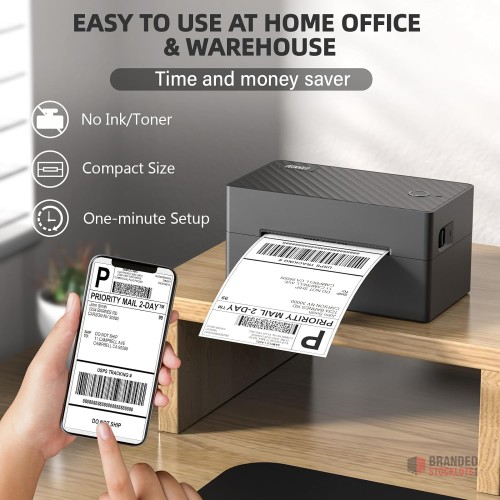 Stocklot - PEDOOLO Bluetooth Shipping Label Printer - Efficient and Versatile - thumbnail image - Premier B2B Stocklot Marketplace