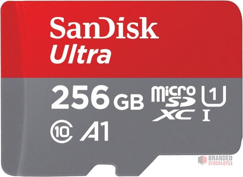 SanDisk 256GB Ultra microSDXC - - thumbnail image - Premier B2B Stocklot Marketplace