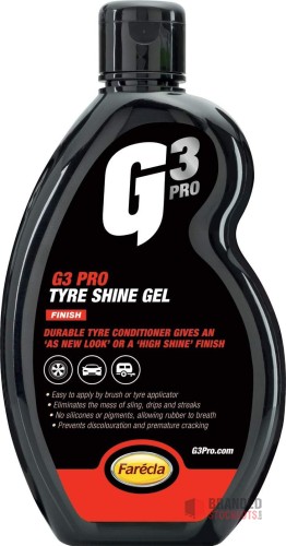 G3 Pro Tyre Shine Gel, 500 ml - thumbnail image - Premier B2B Stocklot Marketplace