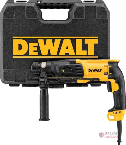 DeWALT D25133K Hammer drill, electric, wired, 800 W, SDS-Plus - thumbnail image - Premier B2B Stocklot Marketplace