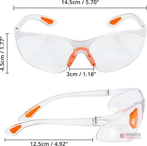 KURTZY 12 Pack Wrap-around Safety Eyewear - thumbnail image - Premier B2B Stocklot Marketplace