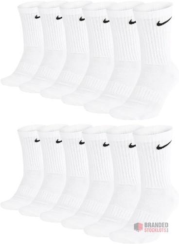 NIKE Everyday Cushion Crew Men's Crew Training Socks (3 Pairs) (6-Pack) - Premier B2B Stocklot Marketplace