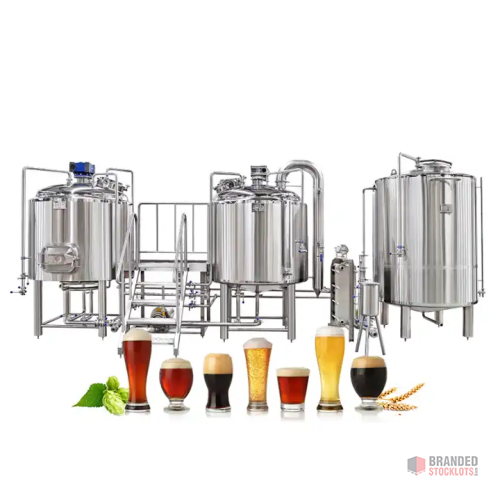 500L High-Efficiency Craft Beer Brewery Equipment - thumbnail image - Premier B2B Stocklot Marketplace