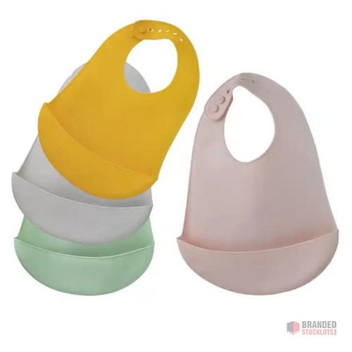 Waterproof Baby Bibs - Easy Clean - thumbnail image - Premier B2B Stocklot Marketplace