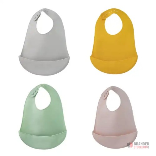 Waterproof Baby Bibs - Easy Clean - thumbnail image - Premier B2B Stocklot Marketplace