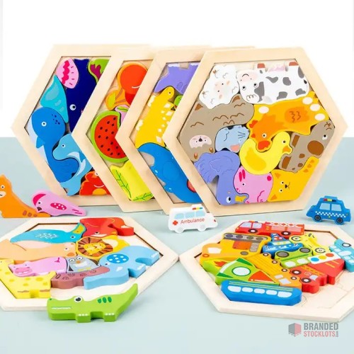 Educational Puzzle Sets for Kids - thumbnail image - Premier B2B Stocklot Marketplace