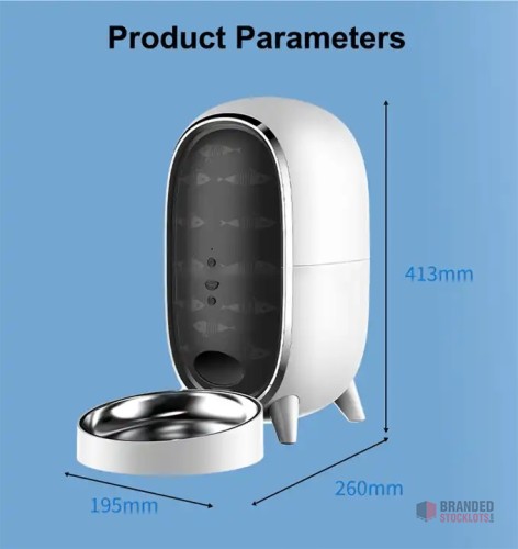 Smart Wifi Pet Feeder - Automatic, Eco-Friendly, 3L Capacity - thumbnail image - Premier B2B Stocklot Marketplace