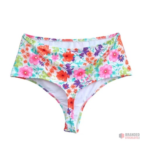 Bulk Order: Wholesale High-Waist Brazilian Bikini Bottoms - Allure in Swimwear Collection - thumbnail image - Premier B2B Stocklot Marketplace