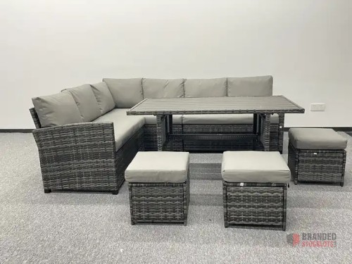 Modern Outdoor Rattan Sofa Set - Durable & Stylish - thumbnail image - Premier B2B Stocklot Marketplace