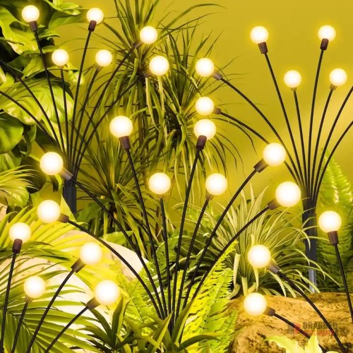 Solar Powered Garden Lights - Wind Sway, Waterproof, Starburst Design - thumbnail image - Premier B2B Stocklot Marketplace