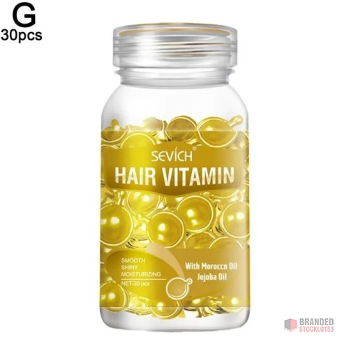 Revitalize Hair Health with 30PCS/1 Bottle Keratin Complex Repair Capsules – Ideal for Bulk Orders - thumbnail image - Premier B2B Stocklot Marketplace