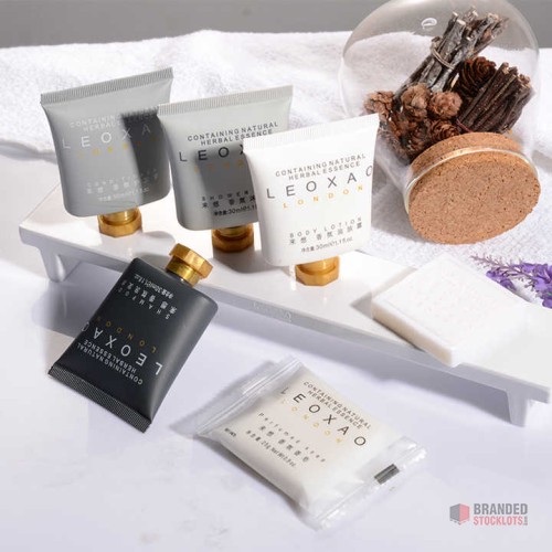 Premium Hotel Bath Amenities Set: 30mL High-Quality Wholesale Hotel Soap & Disposable Shampoo - thumbnail image - Premier B2B Stocklot Marketplace