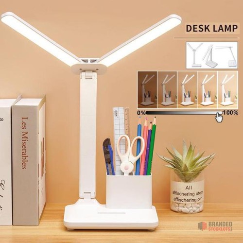 LED Double-Head Desk Lamp - thumbnail image - Premier B2B Stocklot Marketplace