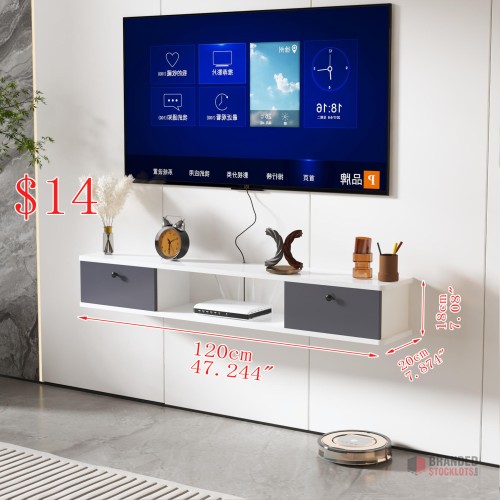 Modern Wall-Mounted TV Cabinet for Bulk Purchase - thumbnail image - Premier B2B Stocklot Marketplace