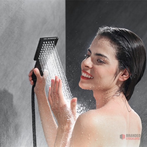 Elevate Your Bathroom Experience with In-Wall Concealed Luxury Shower Set - Black/Gold Finish - thumbnail image - Premier B2B Stocklot Marketplace