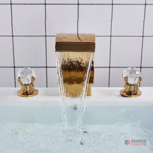 Exquisite Luxury Waterfall Bathtub Faucet Set for Discerning Hotels - thumbnail image - Premier B2B Stocklot Marketplace