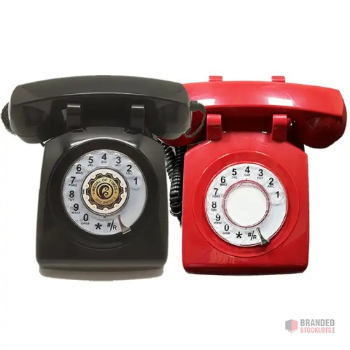 Wholesale Classic Rotary Dial Landline Phones in Assorted Colors - thumbnail image - Premier B2B Stocklot Marketplace