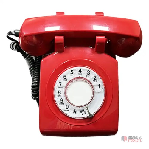 Wholesale Classic Rotary Dial Landline Phones in Assorted Colors - thumbnail image - Premier B2B Stocklot Marketplace