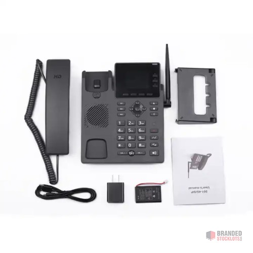 Bulk Purchase: 'OfficeSmart' LTE Desktop VoIP Phones with WiFi Capability - thumbnail image - Premier B2B Stocklot Marketplace