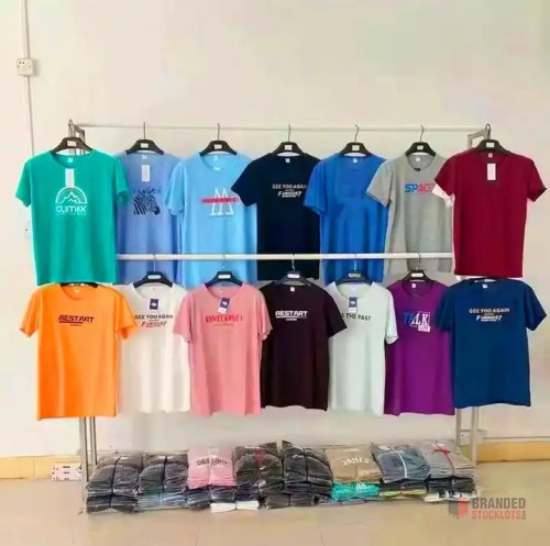 Bulk Lot of Men's Fashionable Short Sleeve T-Shirts - thumbnail image - Premier B2B Stocklot Marketplace