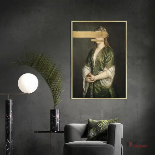 Regal Impressions" Vintage Canvas Art with Gold Leaf - thumbnail image - Premier B2B Stocklot Marketplace