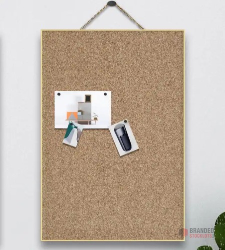 EcoBoard Gold" Cork Message Board - 12x16 Inch with Thin Frame - thumbnail image - Premier B2B Stocklot Marketplace