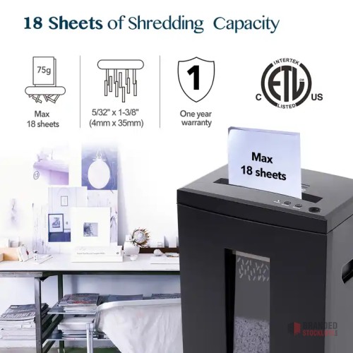 WOLVERINE SecureShred 18-Sheet Cross-Cut Heavy Duty Paper Shredder - thumbnail image - Premier B2B Stocklot Marketplace