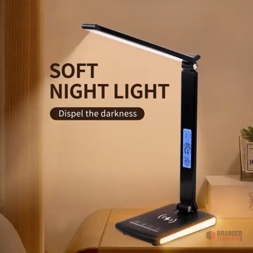 Modern LED Desk Lamp with Wireless Charger - thumbnail image - Premier B2B Stocklot Marketplace