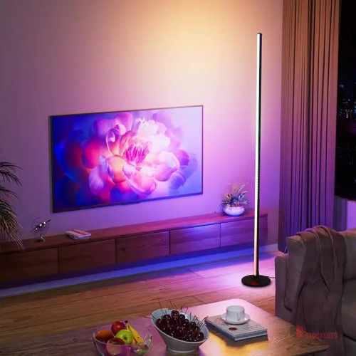 Modern Smart LED RGB Floor Lamp - Ideal for Living Room - thumbnail image - Premier B2B Stocklot Marketplace