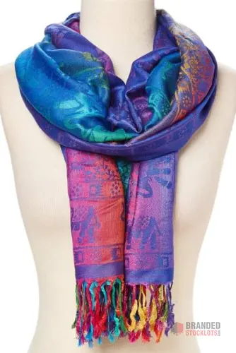 Exquisite Pashmina Shawls - Prices Include F.O.B. - thumbnail image - Premier B2B Stocklot Marketplace